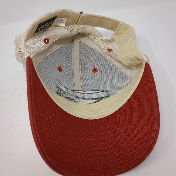 Joseph Fly Shoppe Strapback Mesh Back Trucker Hat Multi One Size Ouray - Picture 6 of 8